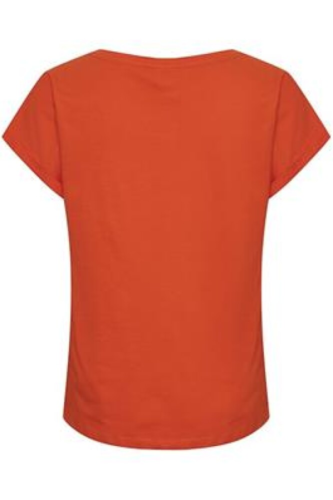Sunny T-skjorte - Cream - Orange